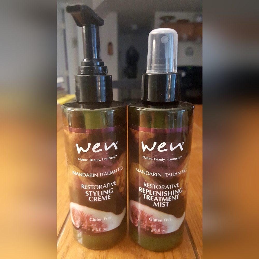 WEN Mandarin Italian Fig Duo-  Some Used - Originally 6 oz. Each